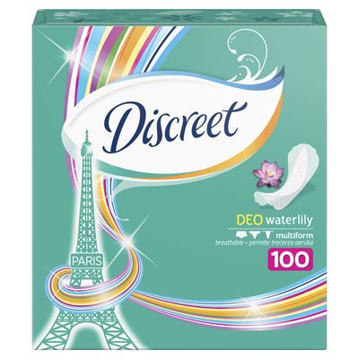 Discreet Intim Waterlily slipové vložky 100 ks