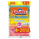 Spontex Utěrka Microfibre 8 + 2 ks