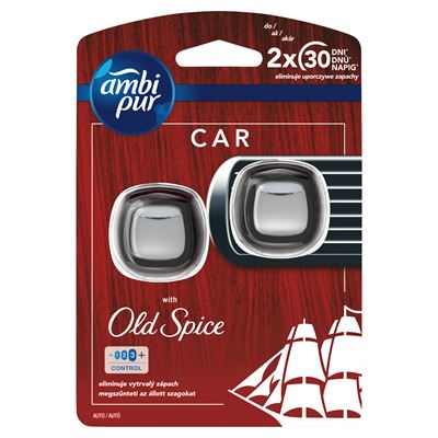Ambi Pur Old Spice Osvěžovač vzduchu do auta startovací sada 2 ks