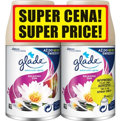 Glade Automatic Spray Relaxing Zen (2 x náhradní náplň) 269 ml