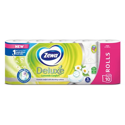 Zewa Deluxe Camomile Toaletní papír 19,3 m 3vrstvý 10 ks