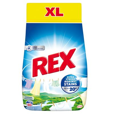 REX Amazonia Freshness prášek na praní (50 praní) 2,75 kg