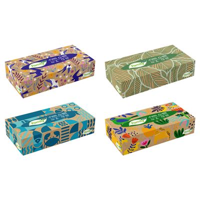 Tento Family Kapesníky papírové 2vrstvé 4 x 100 ks box