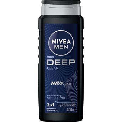 NIVEA Men Deep Clean sprchový gel 500 ml