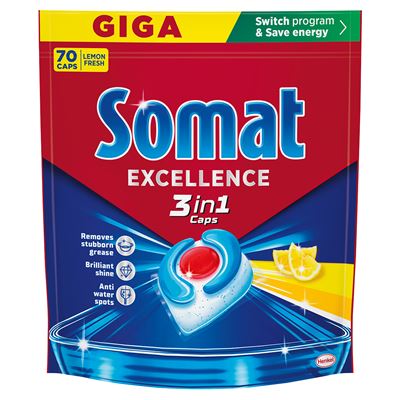 Somat All in 1 Lemon tablety do myčky 70 ks