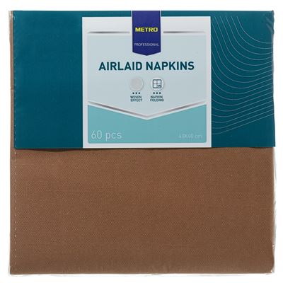 METRO PROFESSIONAL Ubrousky 40 x 40 cm coffee 60 ks