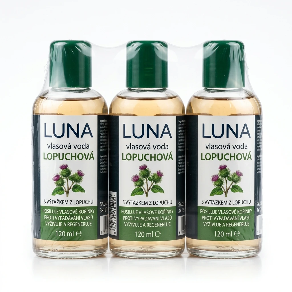 LUNA vlasová voda lopuchová 3 x 120 ml