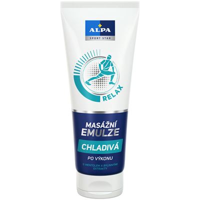 ALPA Masážní emulze chladivá 210 ml