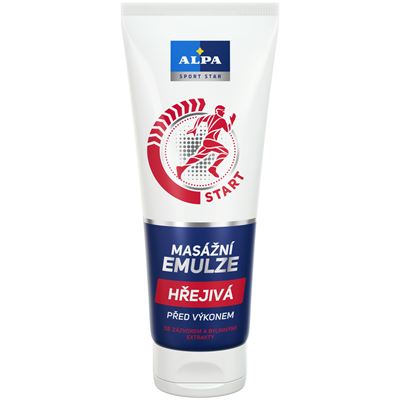 ALPA Masážní emulze hřejivá 210 ml