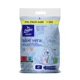 Linteo Dětské vlhčené ubrousky 4 x 80 ks
