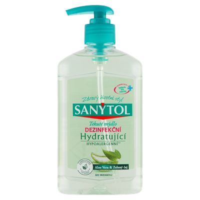 SANYTOL Mýdlo tekuté antibakteriální hydratační 250 ml