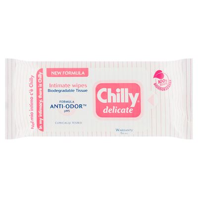 Chilly Delicate Intimní ubrousky 12 ks