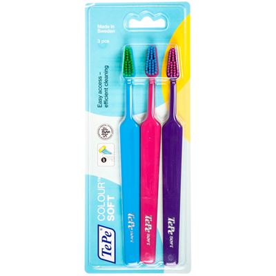 TePe Select Soft Colour zubní kartáček 3 ks