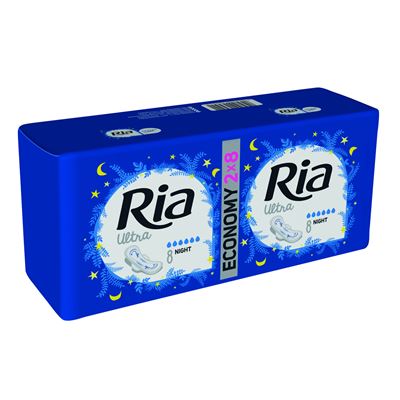 Ria Ultra Night dámské vložky 12 x 16 ks