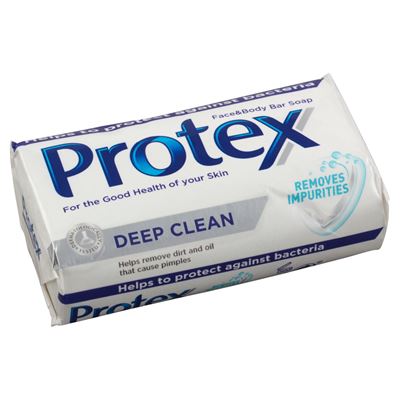 Protex Deep Clean tuhé mýdlo s přirozenou antibakteriální ochranou 6 x 90 g