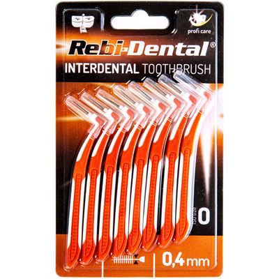 REBI-DENTAL kartáček mezizubní 0,4 mm 8 ks