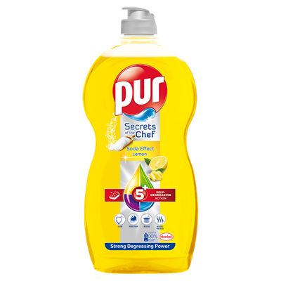pur Secrets of Chef Prostředek na mytí nádobí Lemon 1,2 l