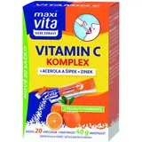 maxi vita Vitamin C + Acerola a šípek + zinek 20 sáčků 40 g