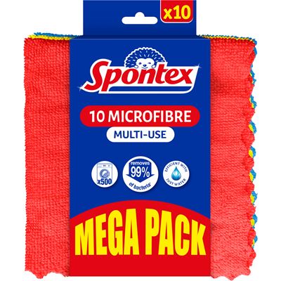 Spontex Microfibre Multi-Usages Hadřík 10 ks