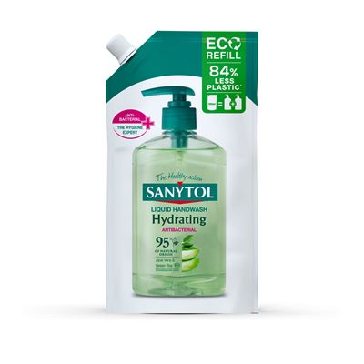 SANYTOL Doypack Mýdlo tekuté antibakteriální 95 % hydratující 500 ml