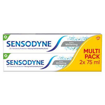 SENSODYNE Extra White zubní pasta 2 x 75 ml