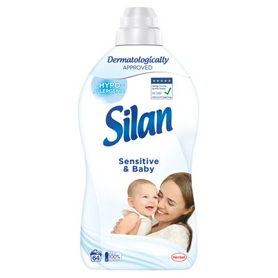 Silan Sensitive aviváž (64 praní) 1408 ml