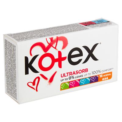 Kotex Ultra Sorb Normal tampony 16 ks