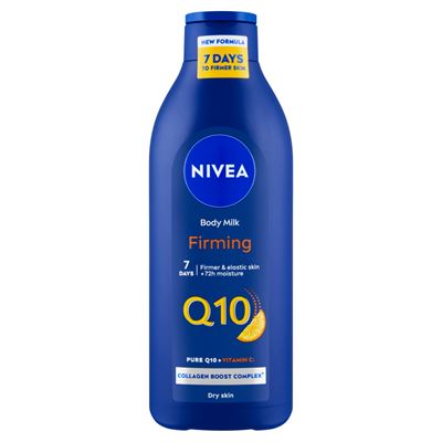 NIVEA Body Milk Firming Tělové mléko výživné zpěvňující Q10 + vitamin C 400 ml