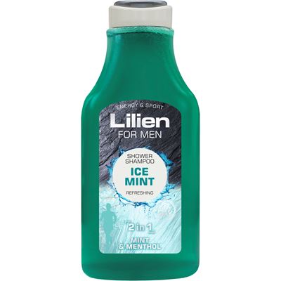 Lilien Ice Mint/máta Shower Shampoo šampon 350 ml
