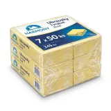 HARMONY Ubrousky 1vrstvé žluté 7 x 50 ks