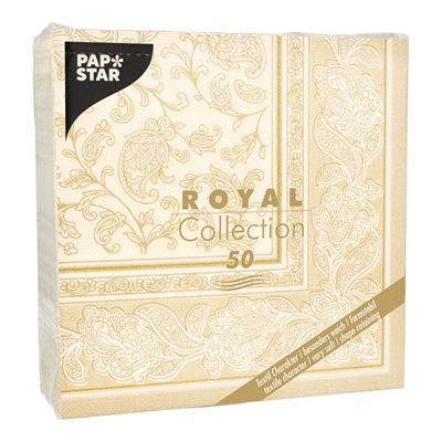 PAP STAR Royal Collection Ubrousky Champagne 50 ks