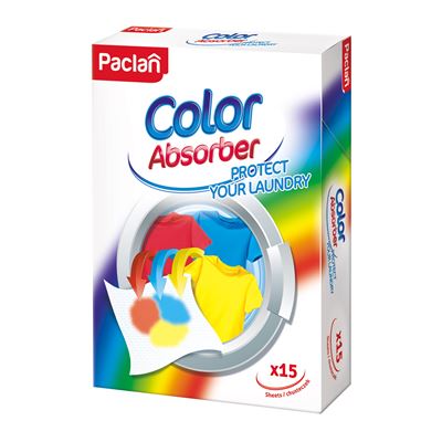 Paclan Color Absorber ubrousky proti zabarvení prádla 15 ks