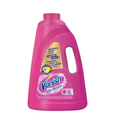 Vanish Oxi Action Pink Gel na odstranění skvrn 3 l