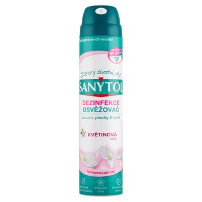SANYTOL Dezinfekce osvěžovačč vzduchu květinová vůně 300 ml