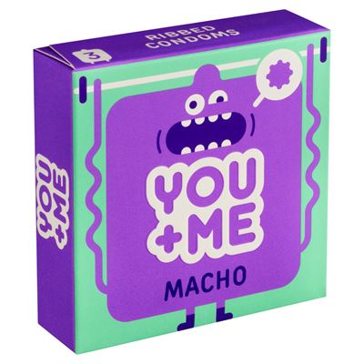YOU+ME Kondomy Macho 3 ks
