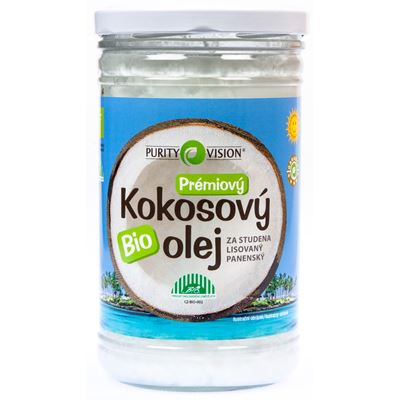 PURITY VISION Kokosový olej panenský BIO 900 ml