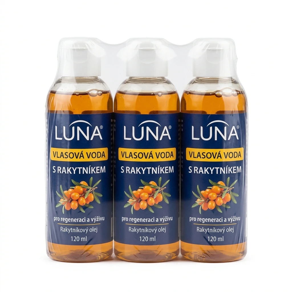 LUNA Vlasová voda s rakytníkem 3 x 120 ml