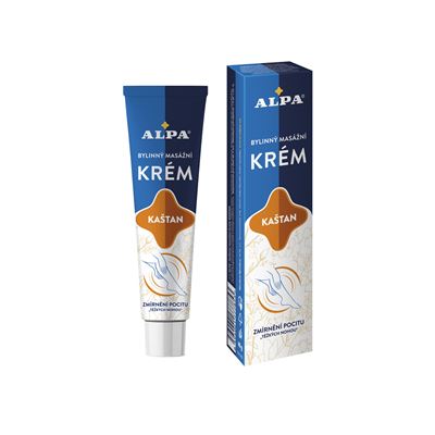 ALPA Masážní krém kaštan 40 g