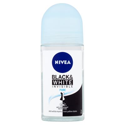 NIVEA Roll-on Black & White pure dám. 50 ml