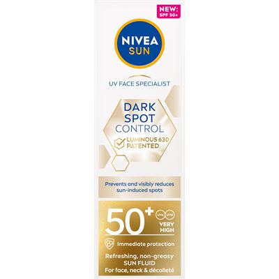 NIVEA Sun Luminous Pleťový krém na opalování OF50 40 ml