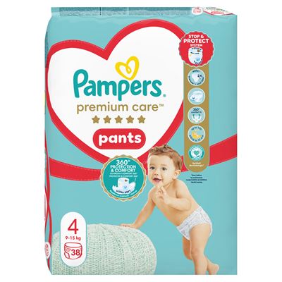 Pampers Premium Pants kalhotkové pleny 38 ks