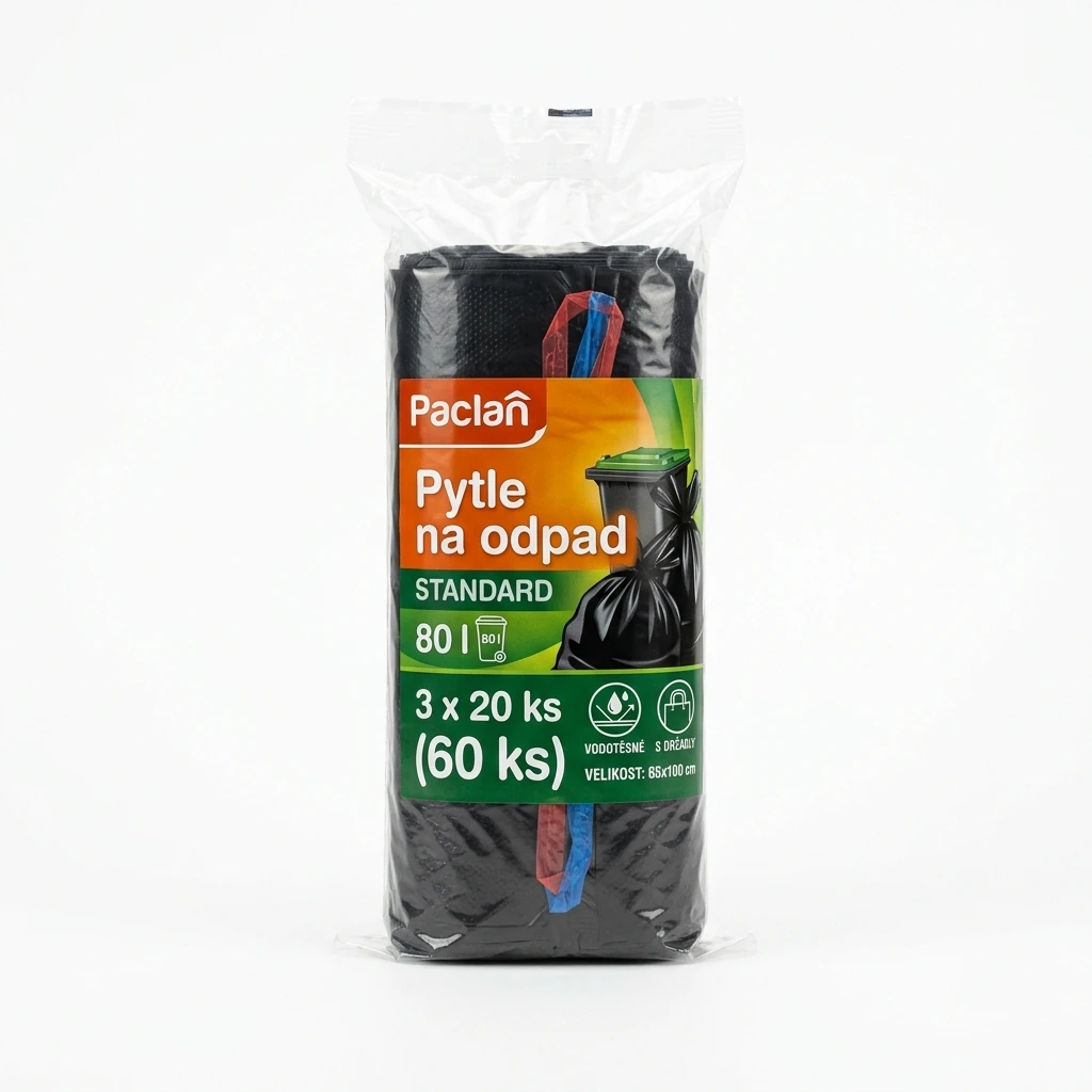 Paclan Standard Pytle na odpad 80 l 3 x 20 ks