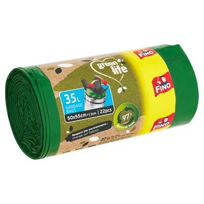 FINO Pytle na odpad Green Life easypack extra silné 35 l 22 ks