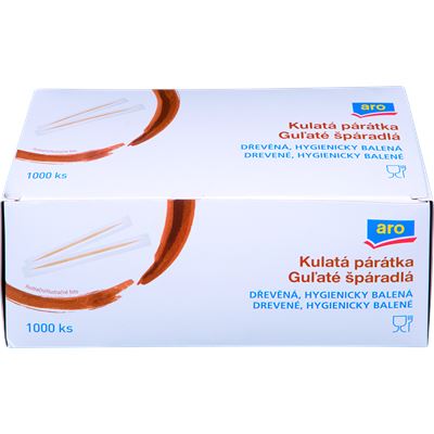 aro Párátka hygienicky balená dřevěná 1000 ks