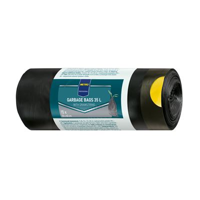 METRO PROFESSIONAL Pytel na odpad standard zatahovací 35 l 6 x 15 ks