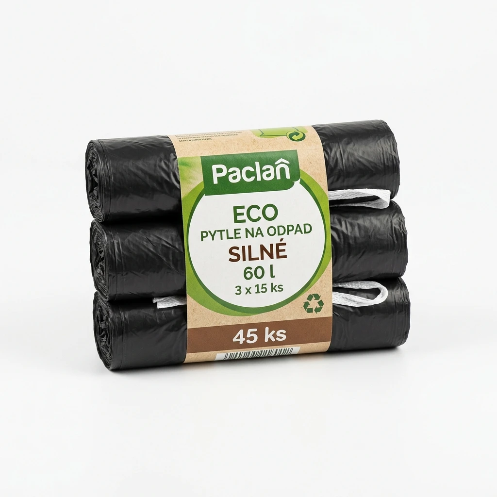 Paclan Eco Pytle na odpad silné 60 l 3 x 15 ks