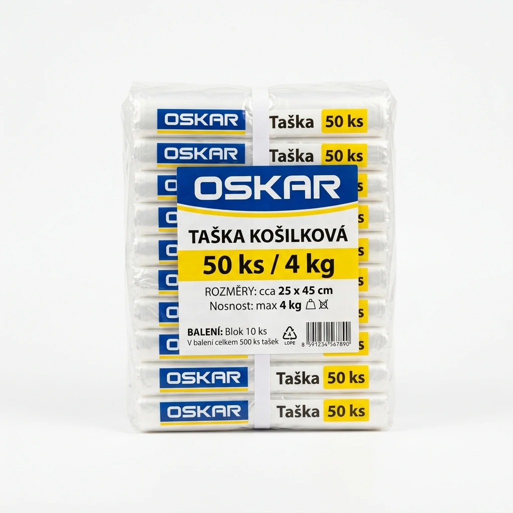 OSKAR Taška košilková 50 ks/4 kg blok 10 ks