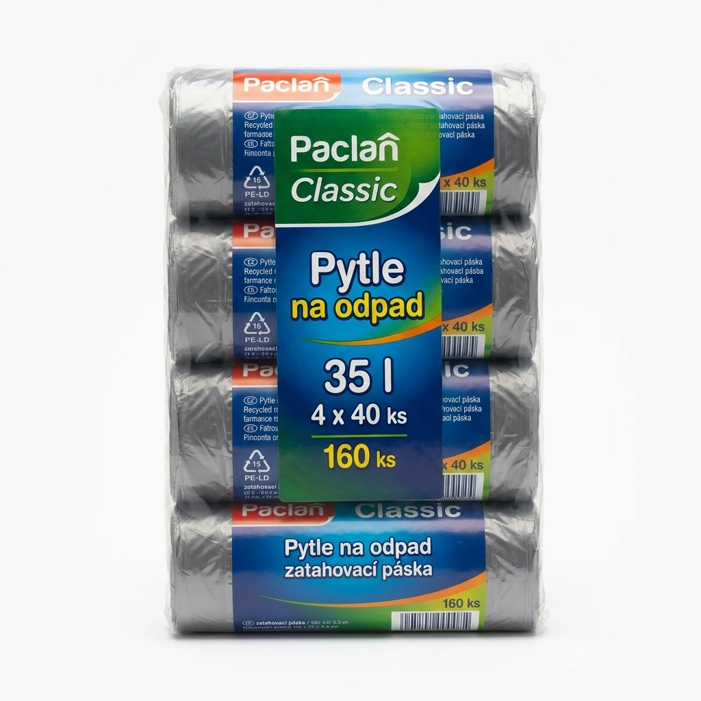 Paclan Classic Pytle na odpad 35 l 4 x 40 ks