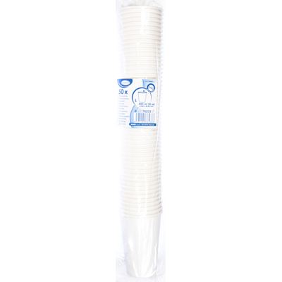 Kelímek 330 ml papírový bílý 50 ks
