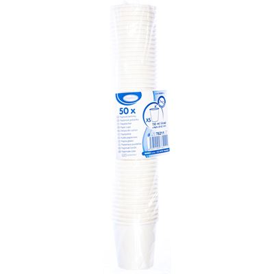 Kelímek 110 ml papírový bílý 50 ks